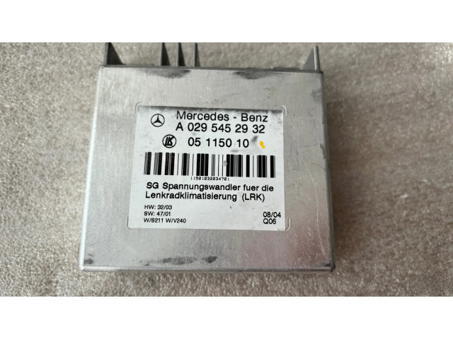 Блок управления коробкой передач A0295452932, 05115010   Mercedes-Benz E W211