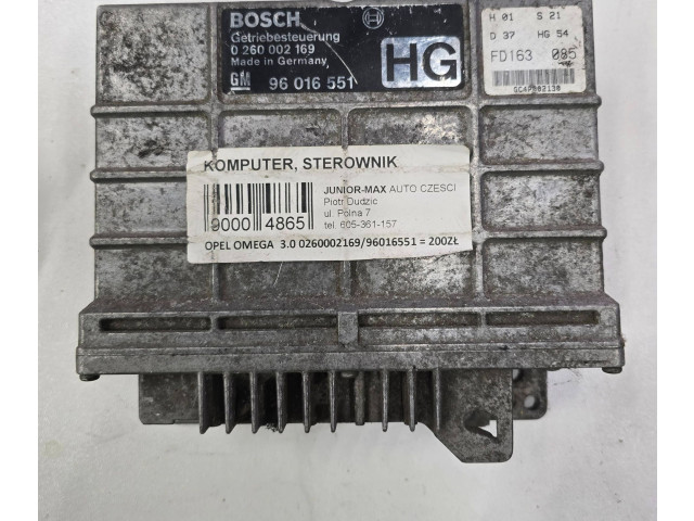 Řídící jednotka 0260002169, 96016551   Chevrolet Omega B 2000