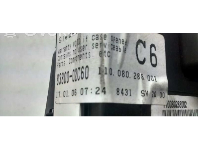 Панель приборов 110080288002   Toyota Corolla E120 E130       