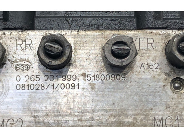 Блок АБС 518009090265800663   Fiat  Linea   -  года