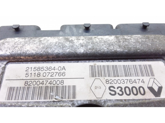 Řídící jednotka 8200376474, 8200474008   Renault Modus 2005