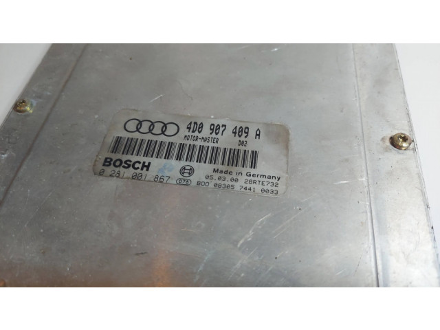 Блок управления двигателя 4D0907409A   Audi A8 S8 D2 4D