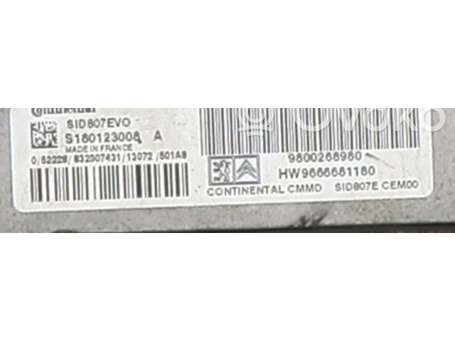 Řídící jednotka 9800268980, 1609605180   Peugeot 5008 2013
