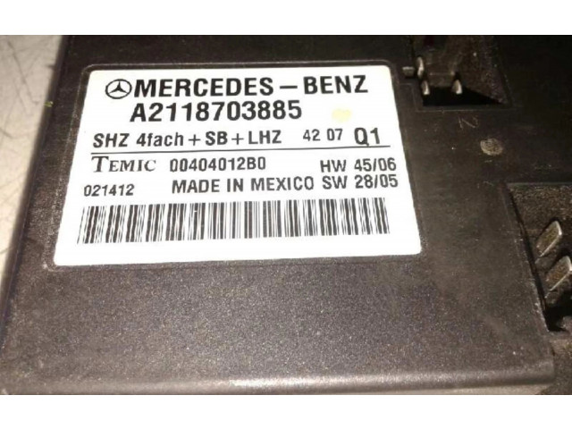 Блок управления двигателя A2118703885   Mercedes-Benz ML W164