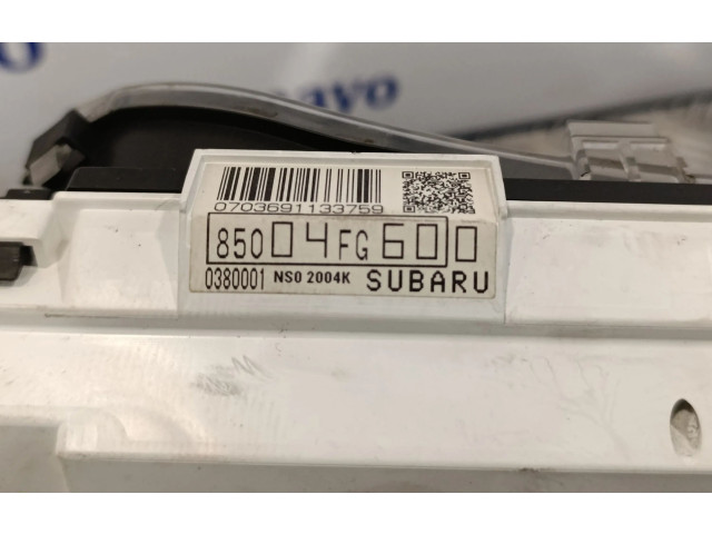 Přístrojová deska  Subaru Impreza III 2010 85004FG600  