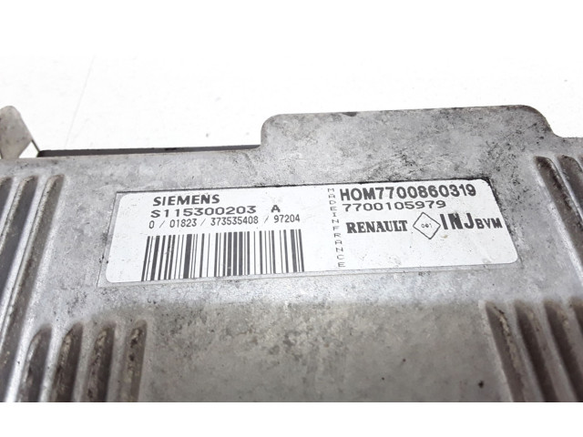 Řídící jednotka S115300203, HOM7700860319   Renault Megane I 1997
