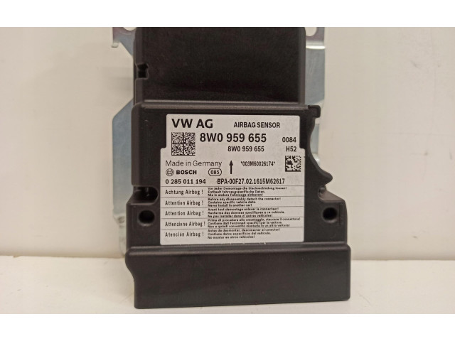 Блок подушек безопасности 8W0959655   Audi A4 S4 B9 8W