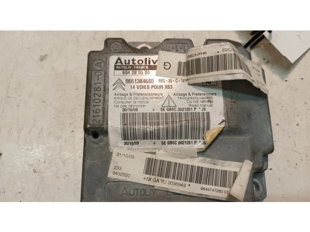Блок подушек безопасности 9661384680, 604289500   Citroen C6