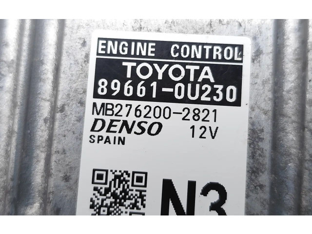 Řídící jednotka 89661-0U230, MB276200-2821   Toyota Yaris 2017
