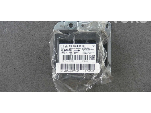 Блок подушек безопасности 9803380480, 9803380480   Peugeot 208