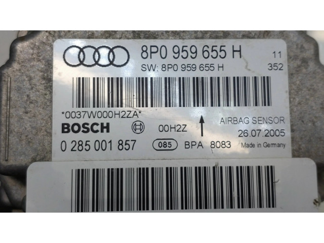 Блок подушек безопасности 8P0959655H, 0285001857   Audi A3 S3 A3 Sportback 8P