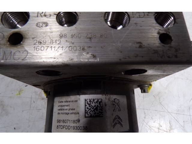 Jednotka ABS 1616384380, 9816071180   Peugeot 308 2016