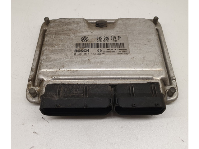 Řídící jednotka 045906019BM, 0281011412   Audi A6 S6 C5 4B 2000