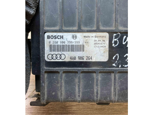 Блок управления двигателем Блок управления 4A0906264, 0280800398   Audi 100 S4 C4