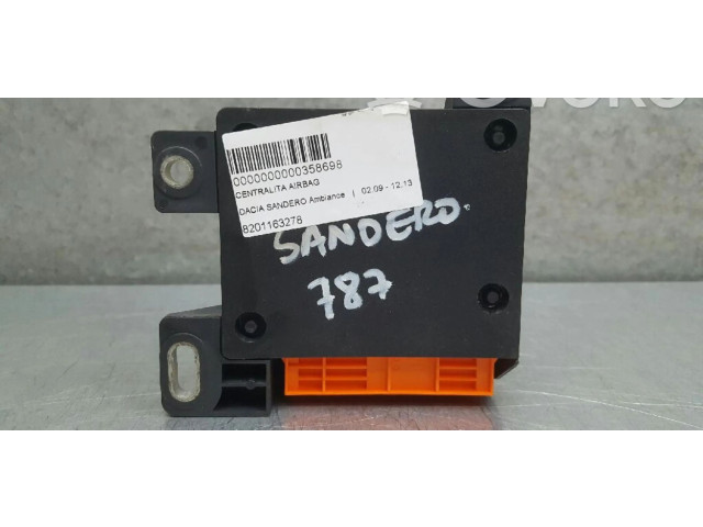 Блок подушек безопасности 8201163282, 8201163282   Renault Sandero I