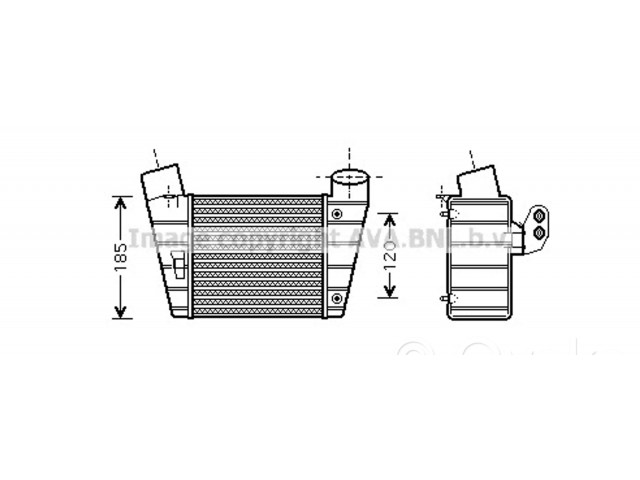 Интеркулер  8L9145805H   Audi TT Mk1 1.8