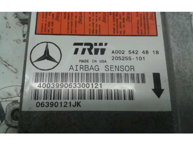 Блок подушек безопасности A0025424818   Mercedes-Benz A W168