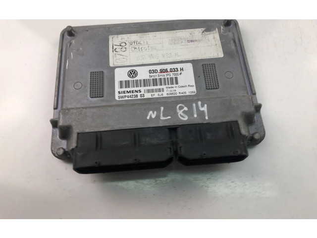 Блок управления двигателя 03D906033H, NL814   Volkswagen Fox