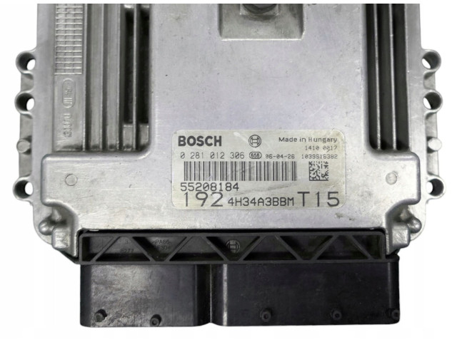 Řídící jednotka 55208184, 0281012306   Fiat Stilo 2006