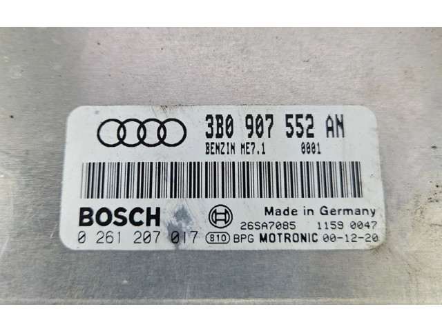 Блок управления двигателем Блок управления 3B0907552AN, IMPRK1363484   Audi A6 S6 C5 4B