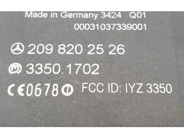 Блок управления 2098202526   Mercedes-Benz CLK A209 C209