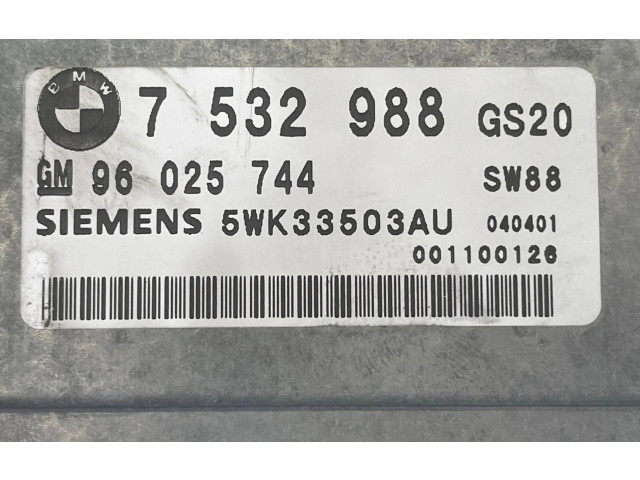 Блок управления коробкой передач 7532988, 306D2   BMW X3 E83