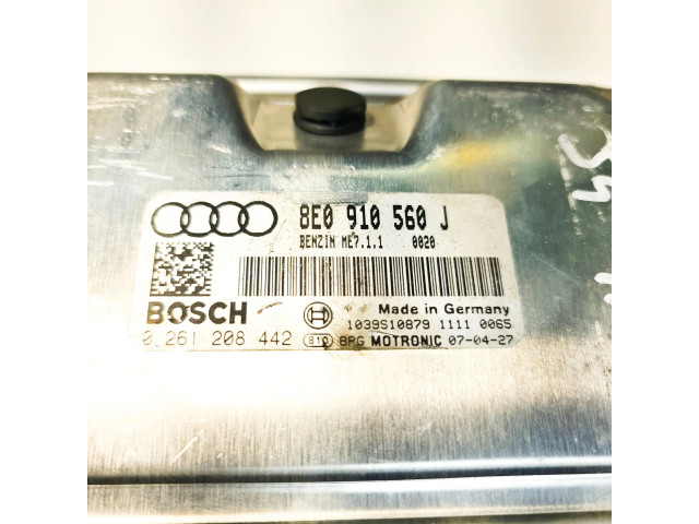 Řídící jednotka 03G906013M, 0281013442   Audi A4 S4 B7 8E 8H 2007