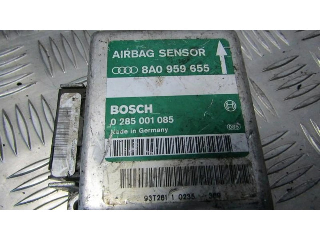 Блок подушек безопасности 8A0959655, 0285001085   Audi 80 90 S2 B4