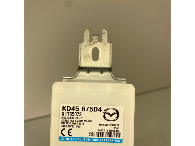 Блок управления KD45675D4, X1T65072   Mazda 3 II