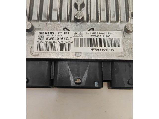 Řídící jednotka 5WS40167G, 9656171180   Peugeot 407 2004