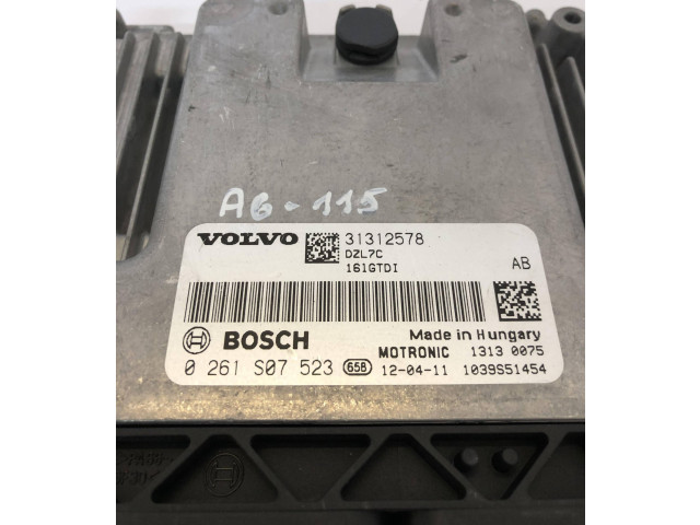 Řídící jednotka 31312578, 0261S07523   Volvo V60 2012