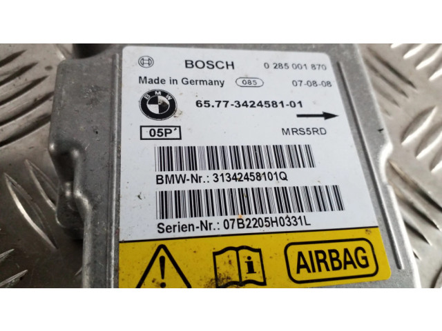 Блок подушек безопасности 0285001870, 3424581   BMW X3 E83