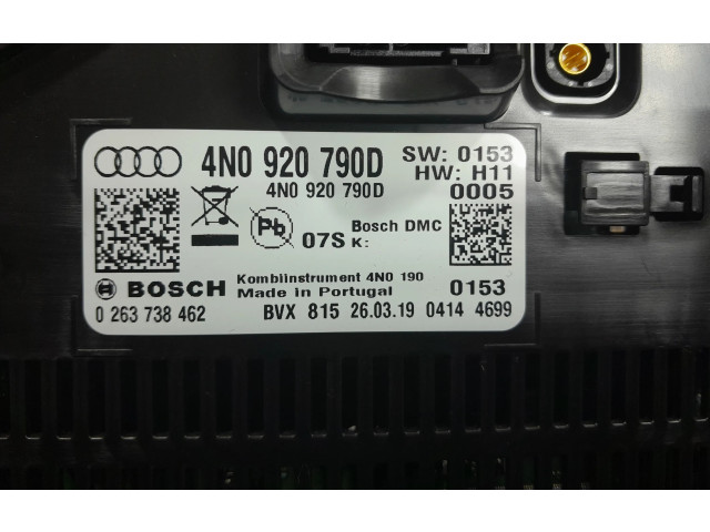 Поршень Спидометр (приборный щиток)  4N0920790D, 4N0920790D  Audi A8 S8 D2 4D  