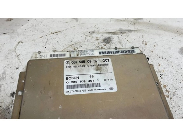 Блок управления АБС 0315450932, L6K601SA20   Mercedes-Benz S W220