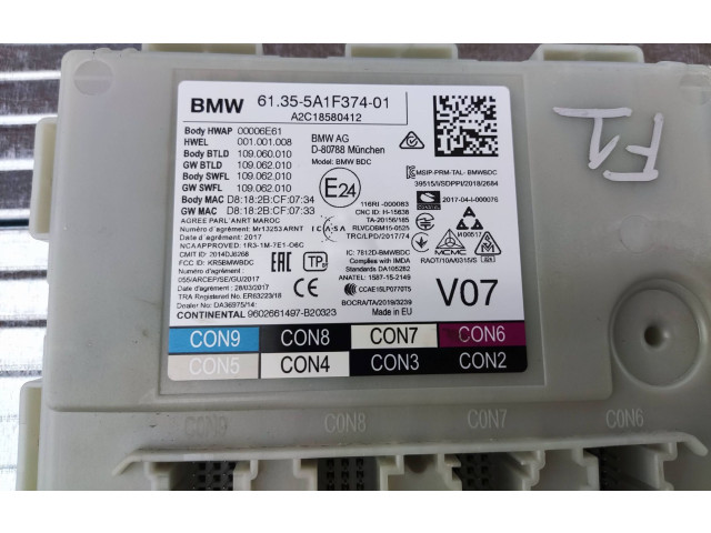 Блок комфорта 5A1F374, A2C18580412   BMW X4 G02   