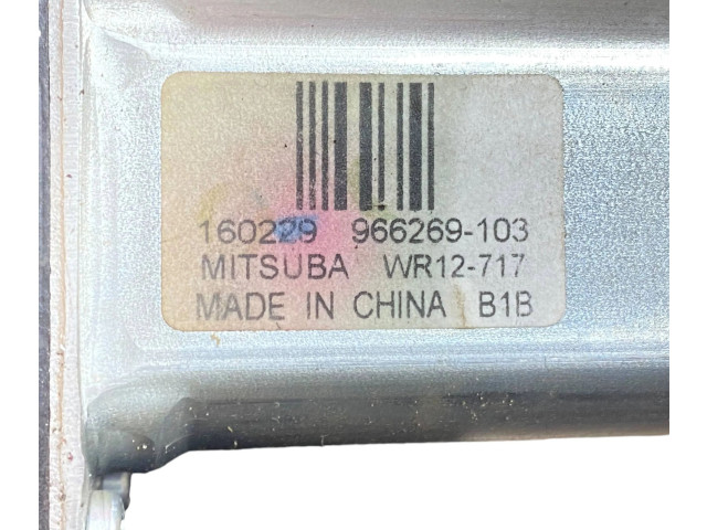 Передний двигатель механизма для подъема окон 966269103, WR12717   Volvo V40 Cross country 2016