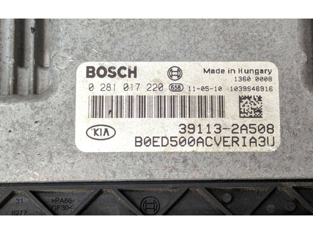 Řídící jednotka 0281017220, 39113-2A508   KIA Ceed 2011