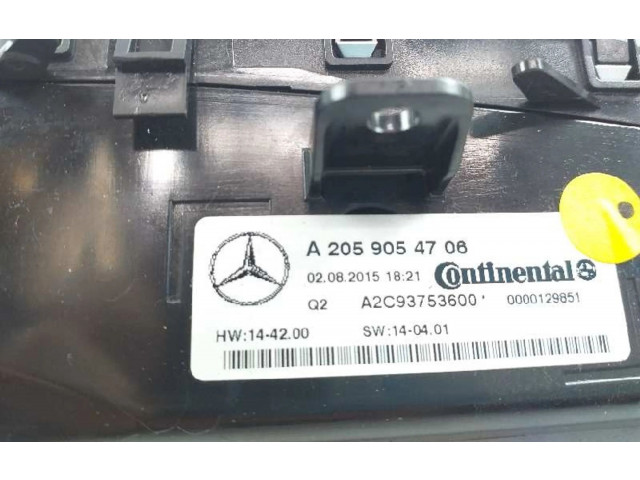 Блок управления климат-контролем A2059054706   Mercedes-Benz CLK AMG A208 C208