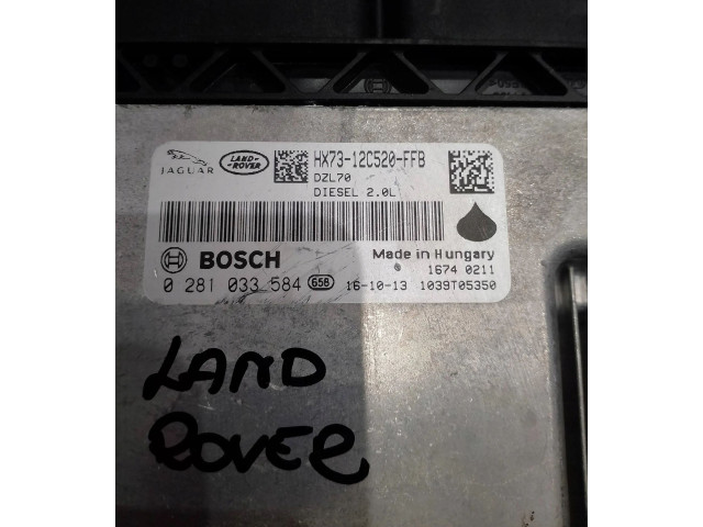 Řídící jednotka 0281033584   Land Rover Range Rover Evoque L538 2015