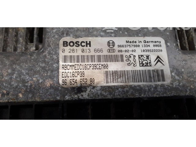 Řídící jednotka 9665465280   Citroen C-Crosser 2010