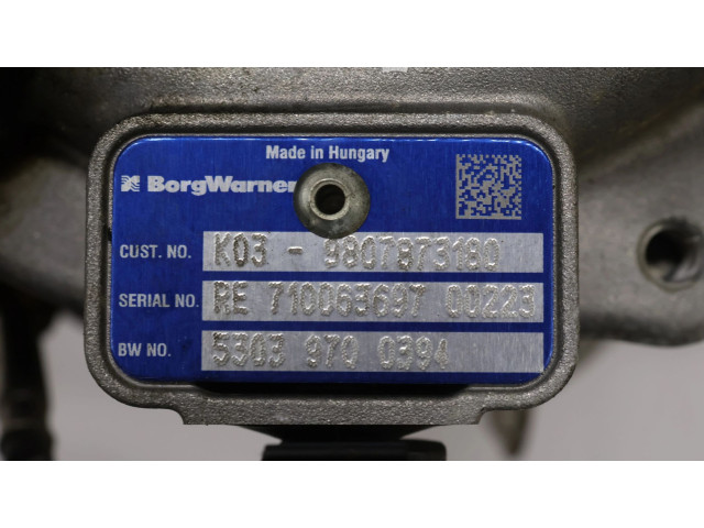 Турбина Нагнетатель Ford S-MAX  9807873180         