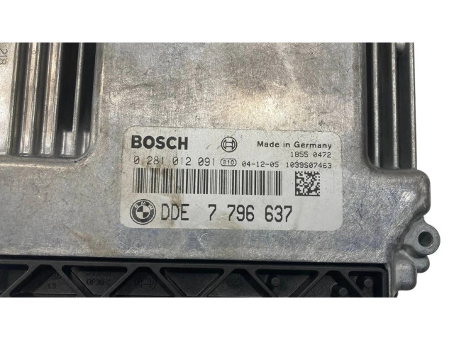 Řídící jednotka 7796637, 0281012091   BMW 5 E60 E61 2004
