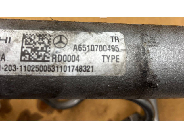 Vstřikovací lišta A6510700495, A6510700700   Mercedes-Benz C W205    M 177.980 