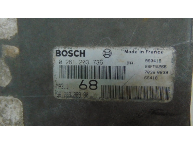 Řídící jednotka 261203736   Peugeot 106 1991