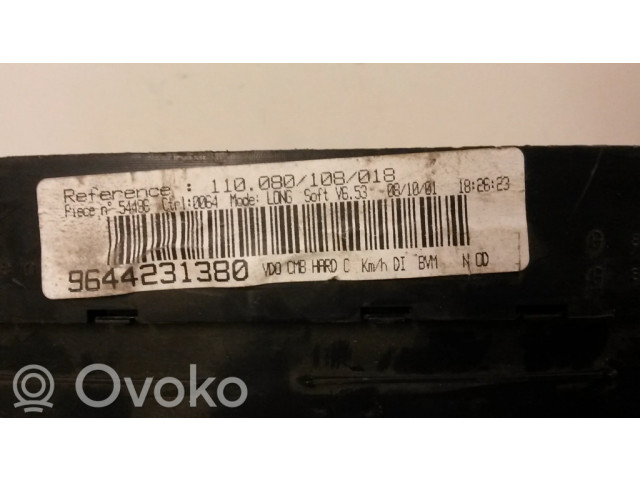 Přístrojová deska  Peugeot 406 2002 9644231380  