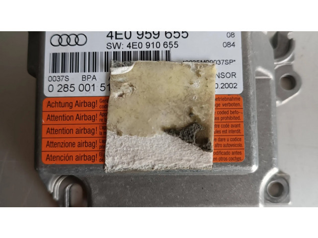 Блок подушек безопасности 4E0959655, 4E0910655   Audi A8 S8 D3 4E