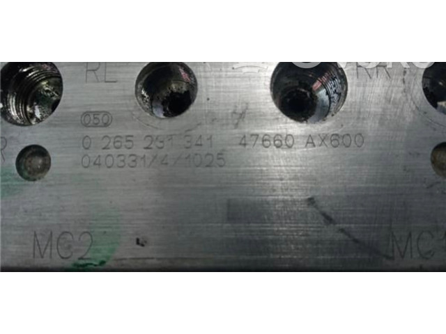Jednotka ABS 47660AX600, 0265231341   Nissan Micra C+C 2004