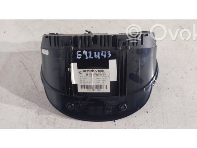 Přístrojová deska  BMW 3 E92 E93 2008 9166840  