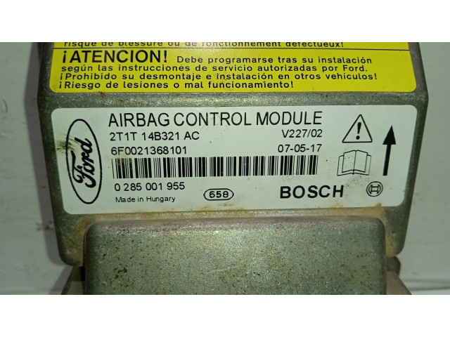 Блок подушек безопасности 2T1T14B321AC, 0285001955   Ford Tourneo