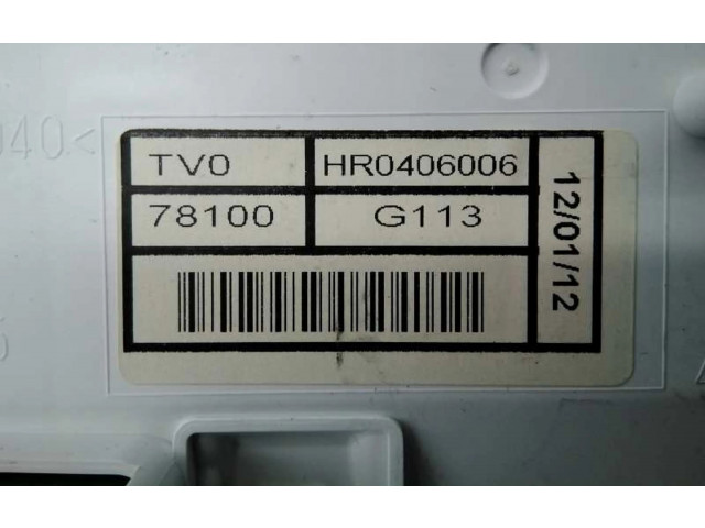 Панель приборов HR0406006   Honda Civic IX       